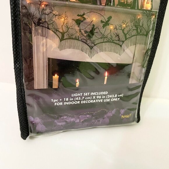 Halloween Hocus Pocus Sanderson Sisters Light Up Mantel Scarf - Picture 4 of 7